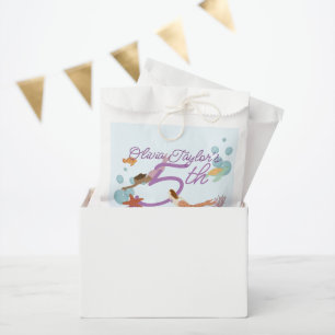Sachets En Papier Fête d'anniversaire de la sirène