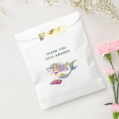 Sachets En Papier Fête d'anniversaire de la sirène d'aquarelle (Scellé)