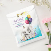 Sachets En Papier Fête d'anniversaire de l'éléphant mignon (Scellé)