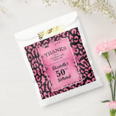 Sachets En Papier Fête d'anniversaire de léopard rose (Scellé)