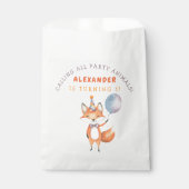 Sachets En Papier Fête d'anniversaire de Little Fox (Devant)