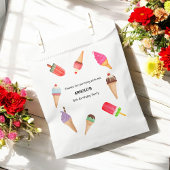 Sachets En Papier Fête d'anniversaire de mariage avec glace