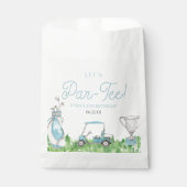 Sachets En Papier Fête d'anniversaire de Par-Tee Blue Golf (Devant)