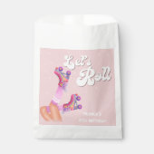 Sachets En Papier Fête d'anniversaire de roller retro (Devant)