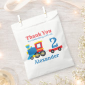 Sachets En Papier Fête d'anniversaire de train mignon (Coupé)