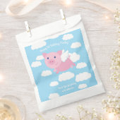 Sachets En Papier Fête d'anniversaire de vol de cochon (Coupé)