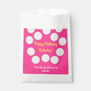 Sachets En Papier Fête d'anniversaire de volley-ball