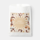 Sachets En Papier Fête d'anniversaire de Yoga (Devant)