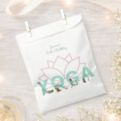 Sachets En Papier Fête d'anniversaire de Yoga (Coupé)