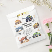 Sachets En Papier Fête d'anniversaire des Enfants Monster Trucks (Scellé)