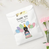 Sachets En Papier Fête d'anniversaire du berceau noir (Scellé)