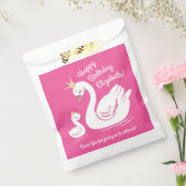Sachets En Papier Fête d'anniversaire du cygne rose (Scellé)