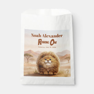 Sachets En Papier Fête d'anniversaire du rugissant Safari Léopard mo