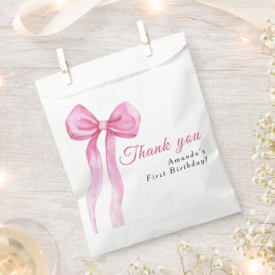 Sachets En Papier Fête d'anniversaire fille arc en ciel aquarelle me