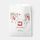 Sachets En Papier Fête d'anniversaire Fleur de Pomme de Nos Yeux (Devant)