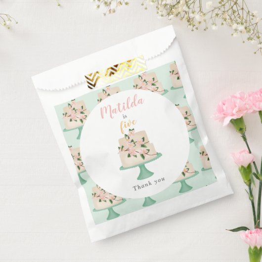 Sachets En Papier fête d'anniversaire modifiable (Scellé)