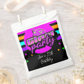 Sachets En Papier Fête d'anniversaire Neon Bowling Party Bash (Coupé)