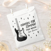 Sachets En Papier Fête d'anniversaire Rock and Roll (Coupé)