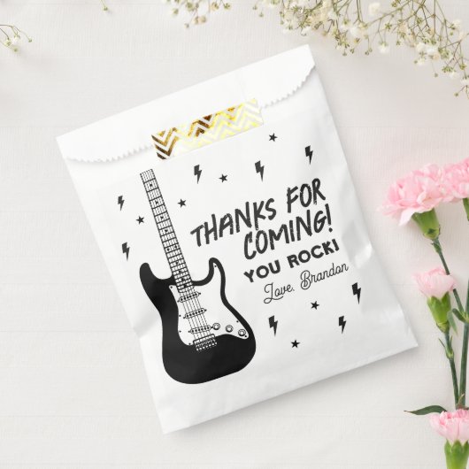 Sachets En Papier Fête d'anniversaire Rock and Roll (Scellé)