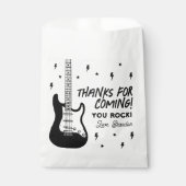 Sachets En Papier Fête d'anniversaire Rock and Roll (Devant)