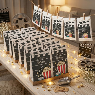Sachets En Papier Fête d'anniversaire soirée cinéma pour garçons