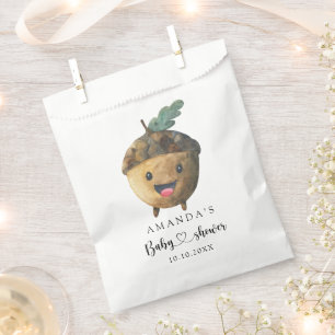 Sachets En Papier Fête de bébé automnale à thème gland de dessin ani