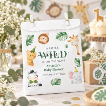 Fête de Bébé Les Animaux de Safari de Wild One