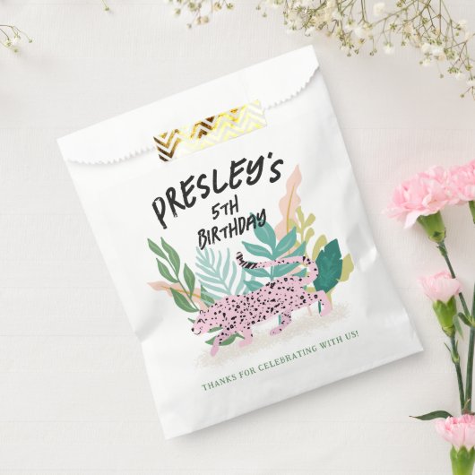 Sachets En Papier Fête de chat sauvage Animal Personnalisé Favonaliz (Scellé)