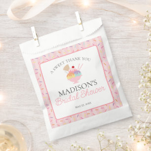 Sachets En Papier Fête de Fiançailles Glacée Sucrée