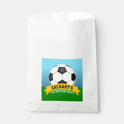 Sachets En Papier Fête de football (Devant)