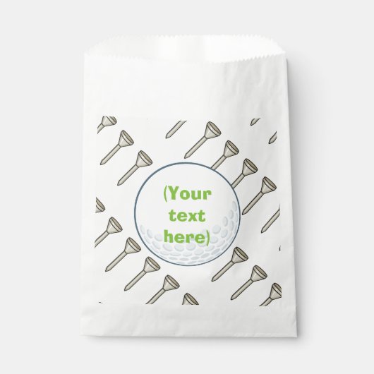 Sachets En Papier Fête de golf (Devant)