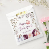 Sachets En Papier fête de grâces à l'automne fleuri citrouille (Scellé)