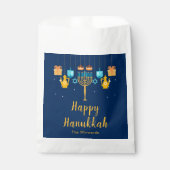 Sachets En Papier Fête de Hanoukka avec menorah (Devant)