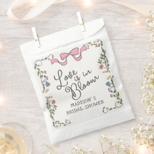 Sachets En Papier Fête de Jardin Fantaisiste avec Motifs Floraux pou
