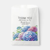 Sachets En Papier Fête de la Fête des mariées des fleurs bleues d'Hy (Devant)