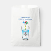 Sachets En Papier Fête de la piscine (Devant)