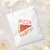 Sachets En Papier FÊTE DE LA PIZZA ! Pepperoni Fromage Pizzeria tran (Coupé)