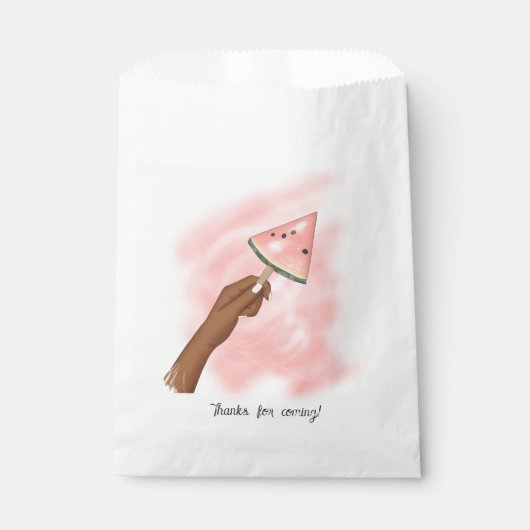 Sachets En Papier Fête de la plage de Watermelon (Devant)