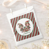 Sachets En Papier Fête de l'entreprise Noël (Coupé)