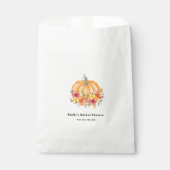 Sachets En Papier Fête de mariage automnale à thème citrouille (Devant)