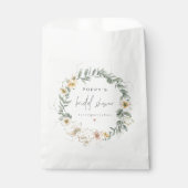 Sachets En Papier Fête de mariage champêtre aquarelle pastel Coqueli (Devant)