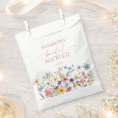 Sachets En Papier Fête de mariage champêtre florale (Coupé)