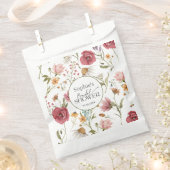 Sachets En Papier Fête de mariage floral  (Coupé)