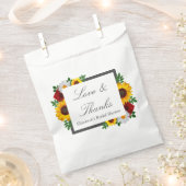 Sachets En Papier Fête de mariage floral traditionnel (Coupé)