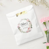 Sachets En Papier Fête de mariage florale aux roses roses rustiques (Scellé)