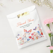 Sachets En Papier Fête de mariage papillon d'été floral (Scellé)