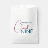 Sachets En Papier Fête de mariage pastel rose Cloud Nine (Devant)