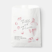 Sachets En Papier Fête de mariage Petales et Prosecco (Devant)