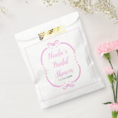 Sachets En Papier Fête de mariage ruban rose (Scellé)