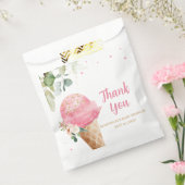 Sachets En Papier Fête de naissance bébé glace rose (Scellé)
